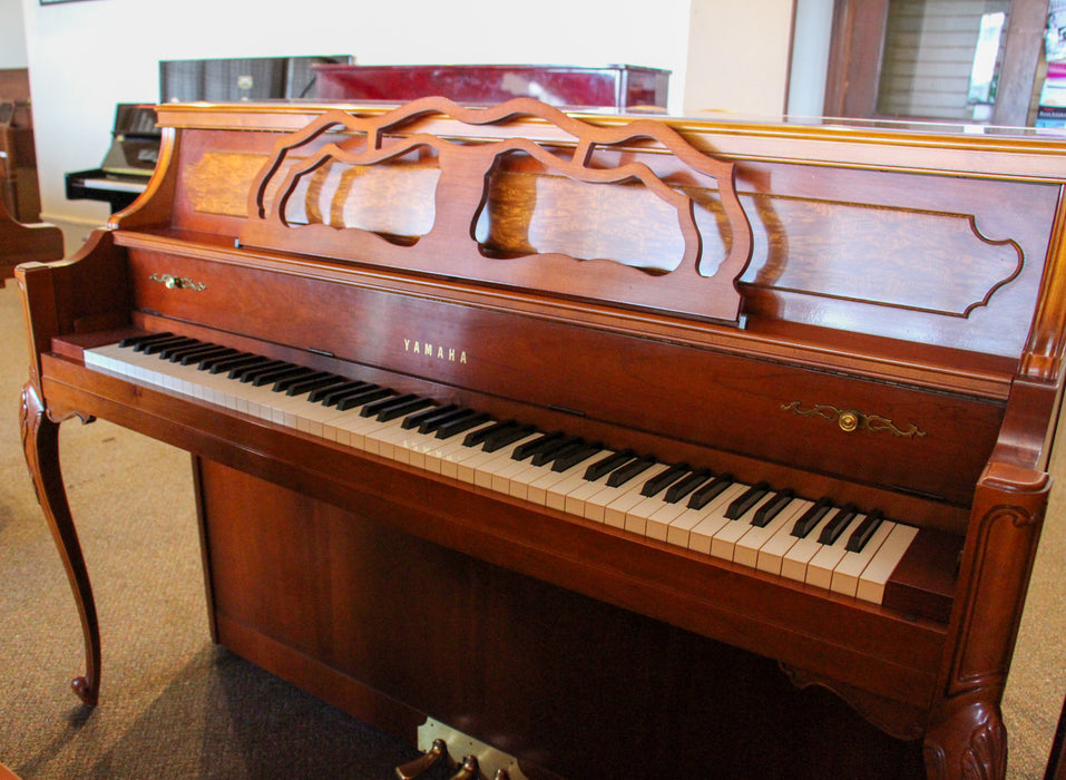 Yamaha M500P Upright Furniture Console Piano | Cherry Finish