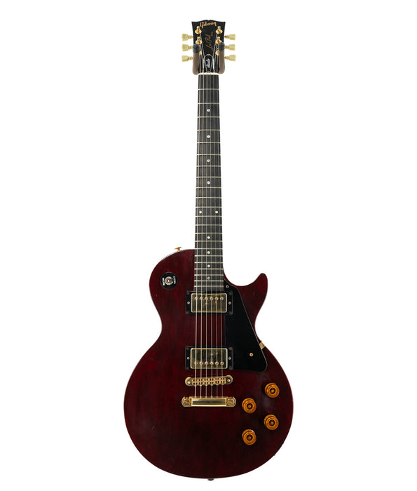 Pre-Owned Vintage 1988 Gibson Les Paul Studio Electric Guitar - Wine Red | Used
