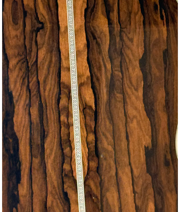 Martin Custom Shop Size 2 Acoustic Guitar Italian Spruce/Ziricote with Pale Moon Ebony Fretboard and Bridge