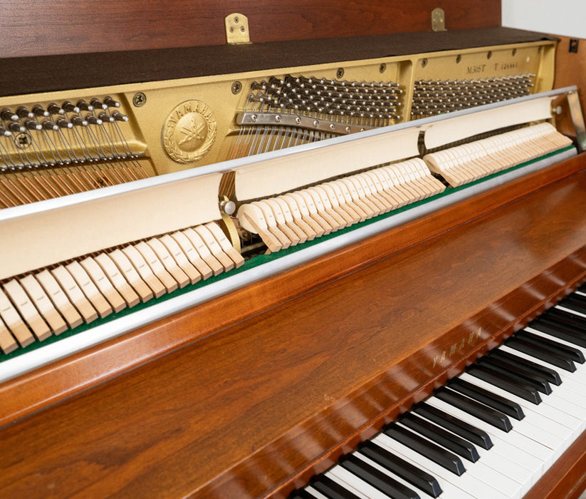 Yamaha M305 Upright Piano (1989) | Satin Cherry | Serial No. T126661 | Used