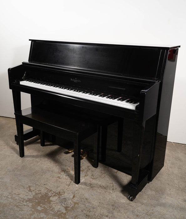 2012 Knabe WMV-245 Upright Piano | Polished Ebony | 43" | Serial No. IKLKU1083 | Used