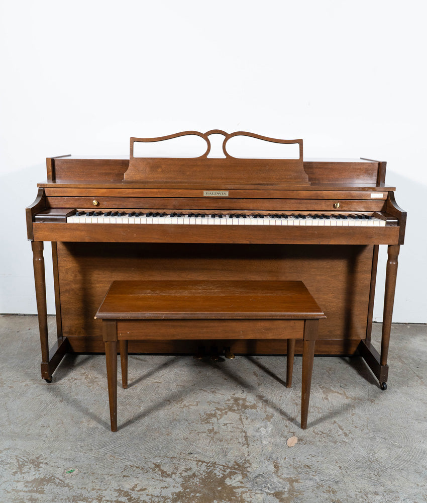 Baldwin Howard Upright Piano | Console | Walnut | Used — Alamo Music Center