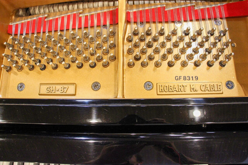 Hobart M. Cable GH-87 Grand Piano | 6'2" | Polished Ebony
