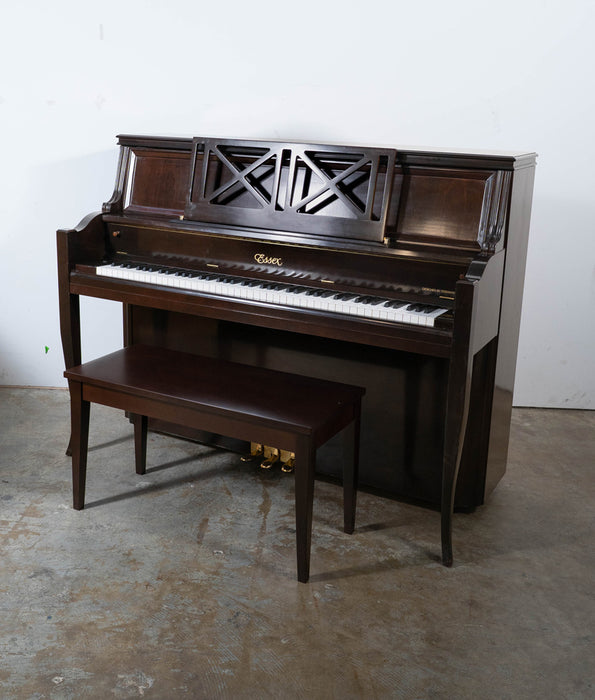 Essex EUP-116 Console Upright Piano | Dark Mahogany Satin | Serial No. E109951 | Used