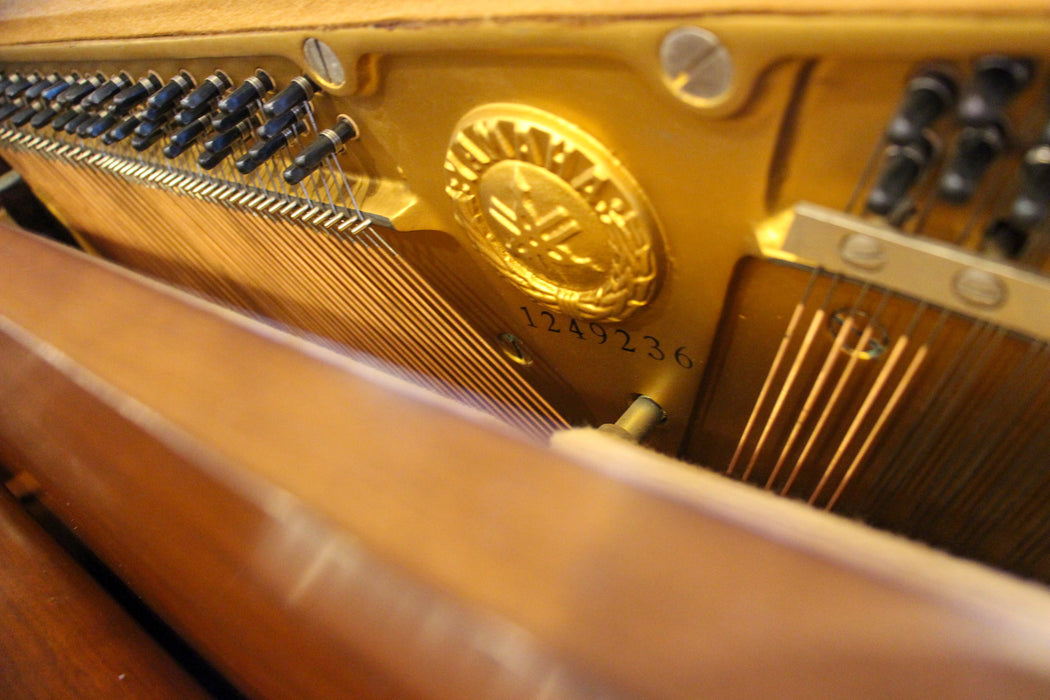 Yamaha M1 Satin Walnut Console Piano