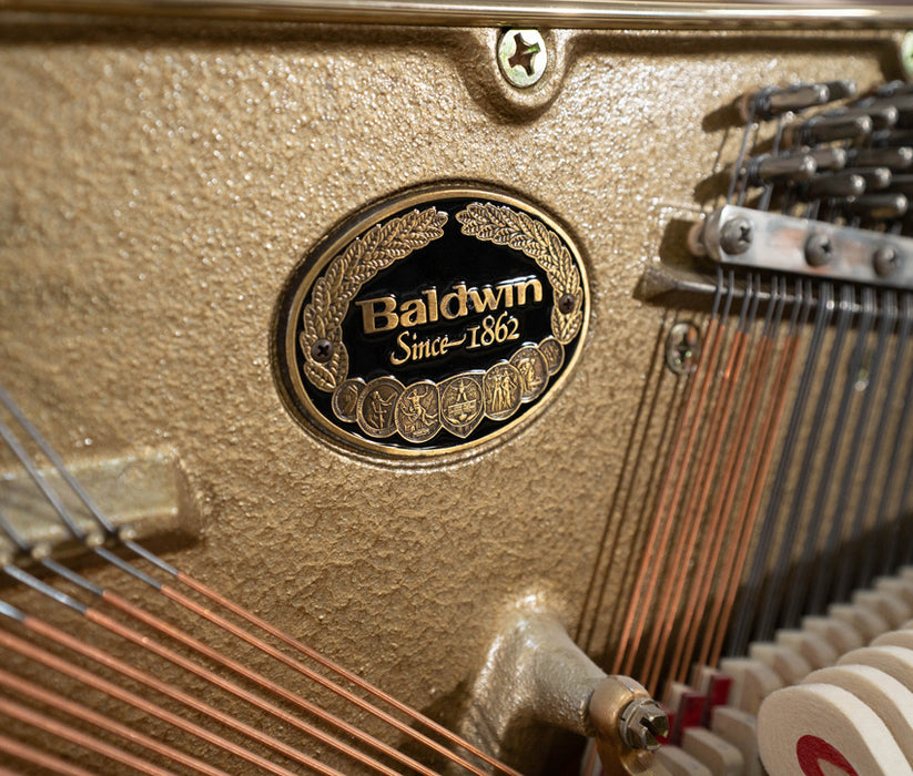 Baldwin Upright Piano in Satin Mahogany (1990) | Used