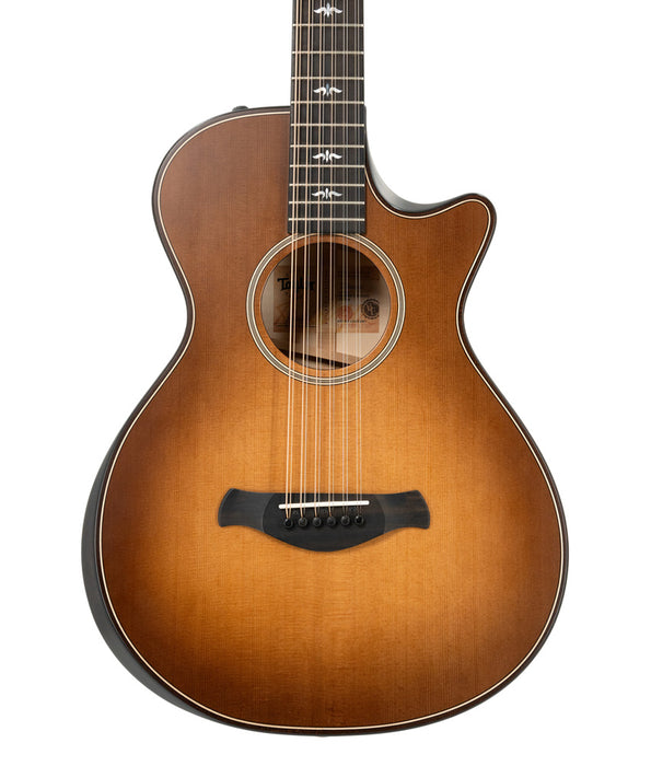 Pre-Owned Taylor 652ce Builders Edition Acoustic-Electric - Wild Honey Burst | Used
