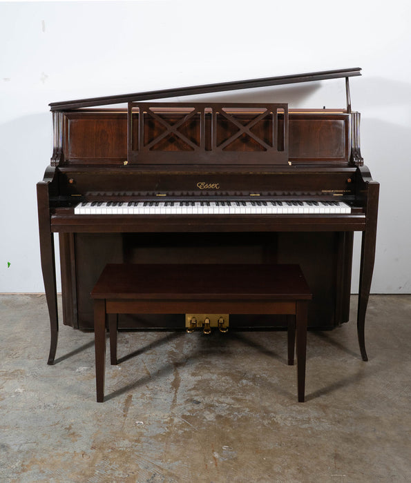 Essex EUP-116 Console Upright Piano | Dark Mahogany Satin | Serial No. E109951 | Used