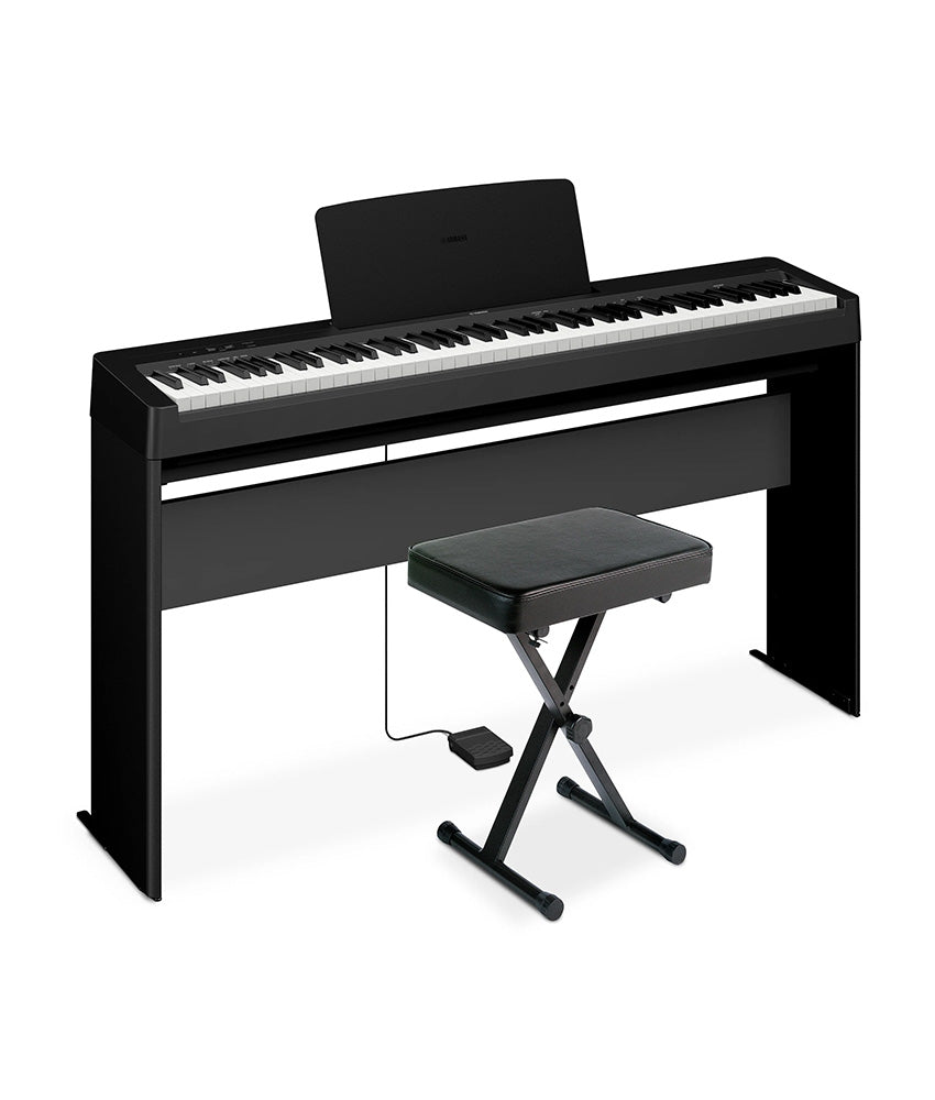 Yamaha P-143LXB Digital Piano Bundle with Stand, Bench and Pedal