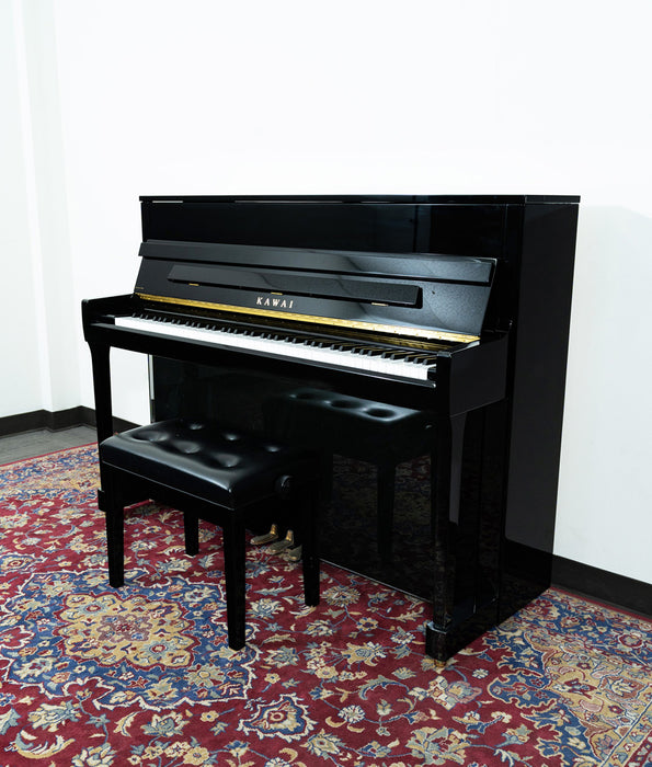 Kawai 45" K-200 Upright Piano | Polished Ebony | SN: F171353 | Used