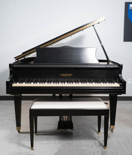 Chickering Grand Piano (1975) | Satin Ebony | Serial No. 238307 | Used