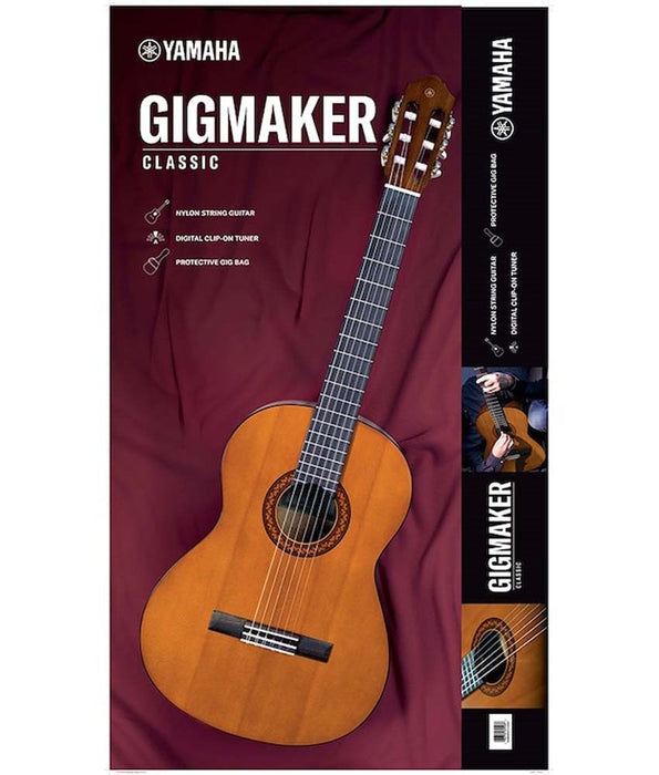 Yamaha C40PKG C40 Classical Gigmaker Guitar Package - Natural