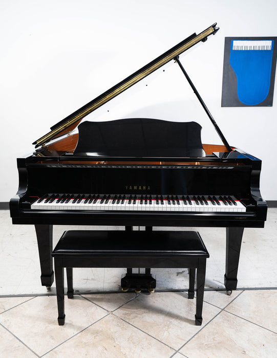 2009 Yamaha C5 Grand Piano | Polished Ebony | 6'7" | Serial No. 6083829 | Used