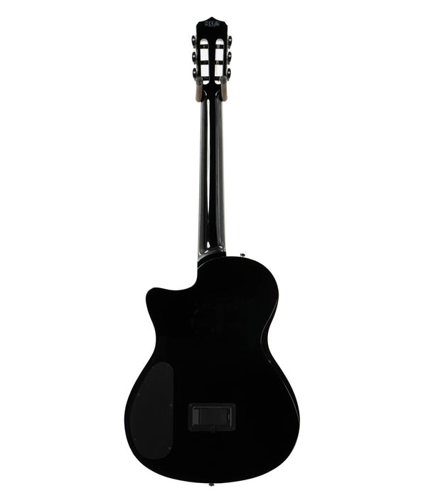 Cordoba Stage Thin Body Nylon-String Electric Guitar - Black Burst