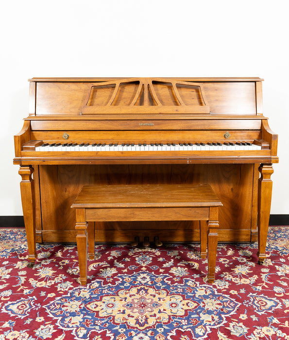 Baldwin 42" Acrosonic Upright Piano | Satin Oak | SN: 1432089