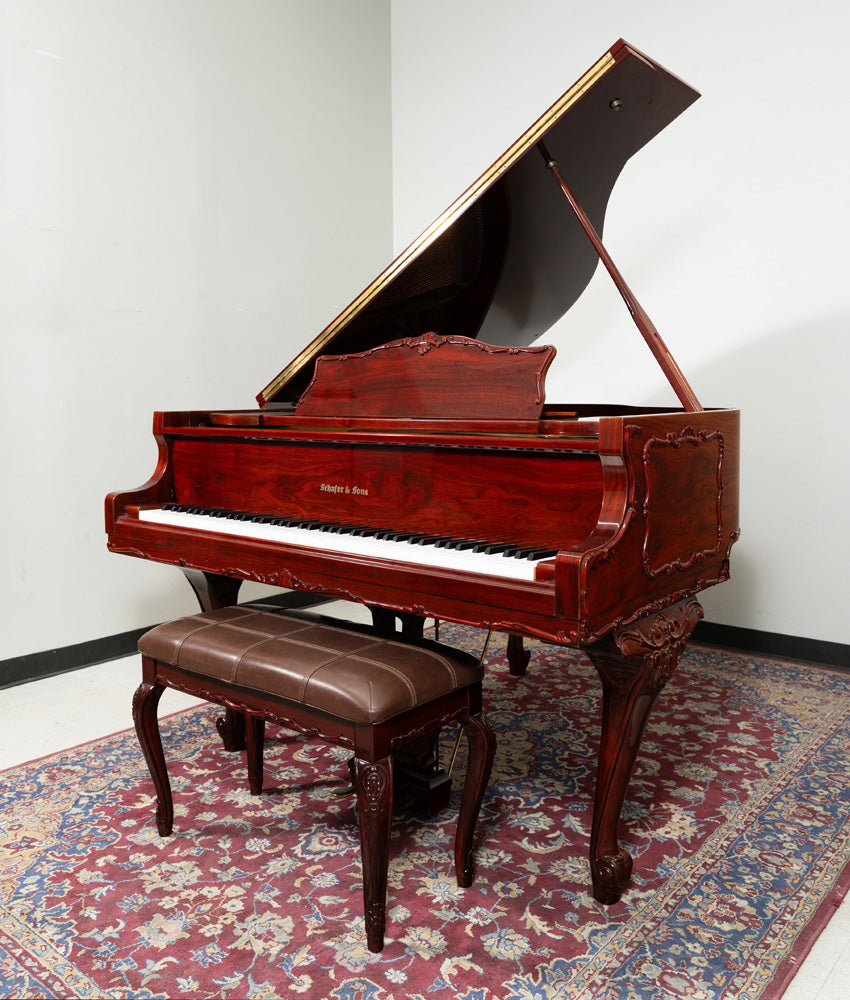 1987 Schafer & Sons SS-51A Grand Piano | Mahogany Polish | SN