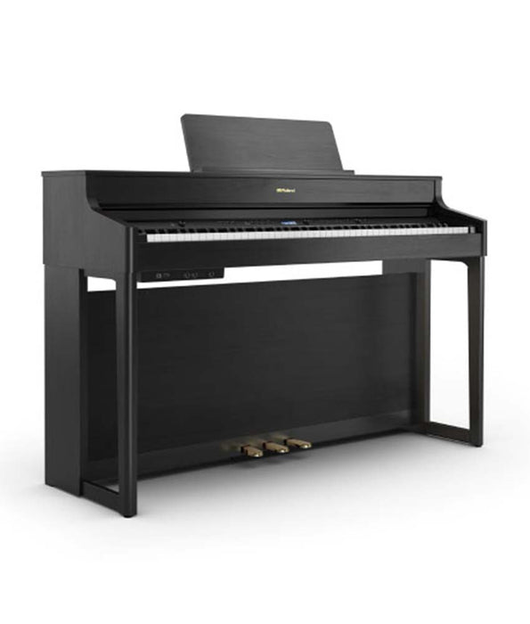 Roland HP702 Digital Piano Kit w/ Stand and Bench - Charcoal Black | New