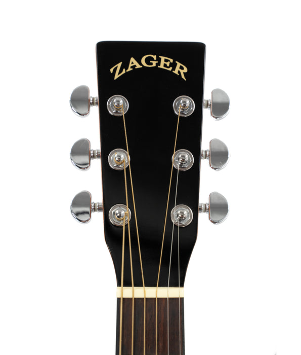 Zager ZAD20EVS Solid Spruce/Mahogany Acoustic & Electric w/Hardshell Case