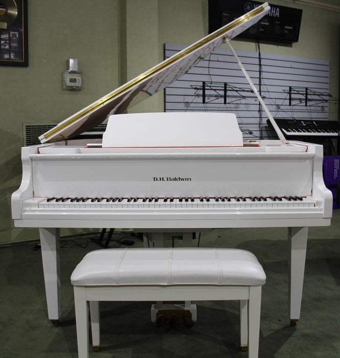DH Baldwin C142 Baby Grand | Polished White | 53672 | Used
