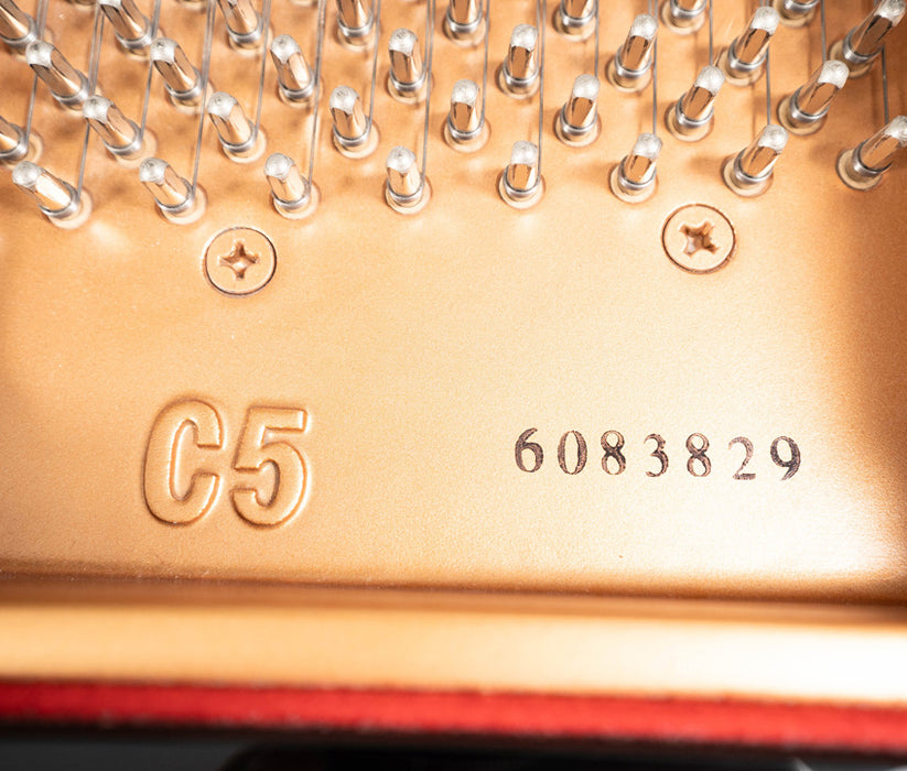 2009 Yamaha C5 Grand Piano | Polished Ebony | 6'7" | Serial No. 6083829 | Used