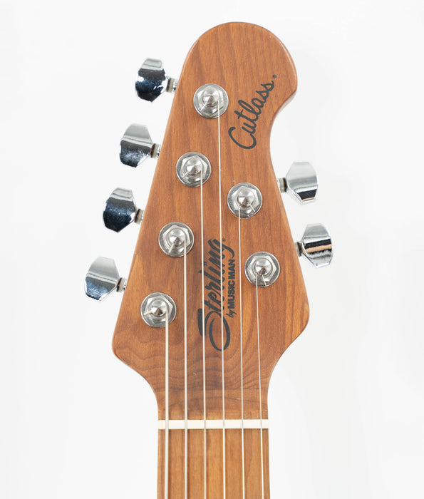 Pre-Owned Sterling by Music Man Cutlass HSS Roasted Neck - Firemist Silver | Used