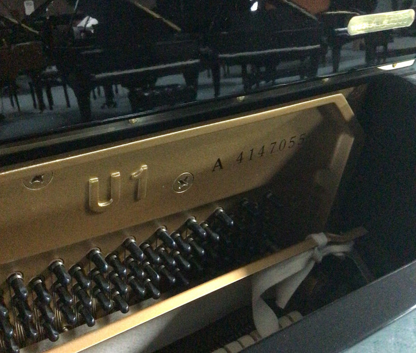 Yamaha U1 Upright Piano (1985) | Polished Ebony | 48" | Serial No. 4147055 | Used