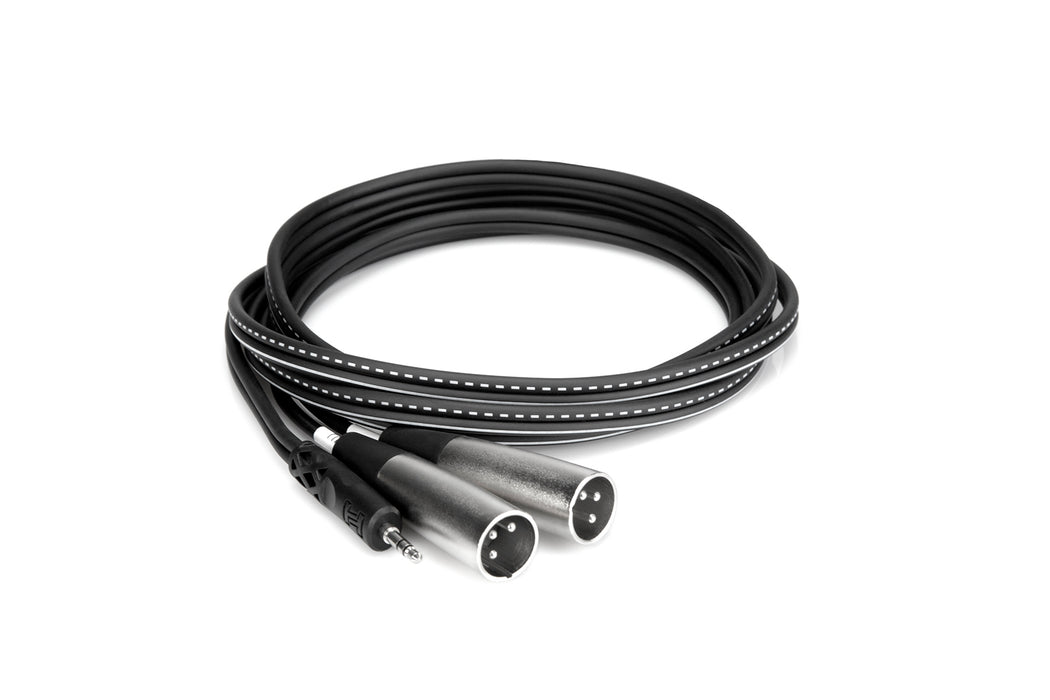 Hosa 3m Stereo Breakout 3.5 mm TRS to Dual XLR3M