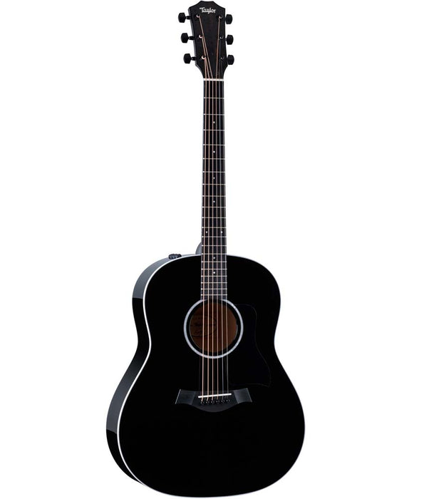 Taylor 217e-BLK Plus Grand Pacific Spruce/Maple Acoustic-Electric Guitar