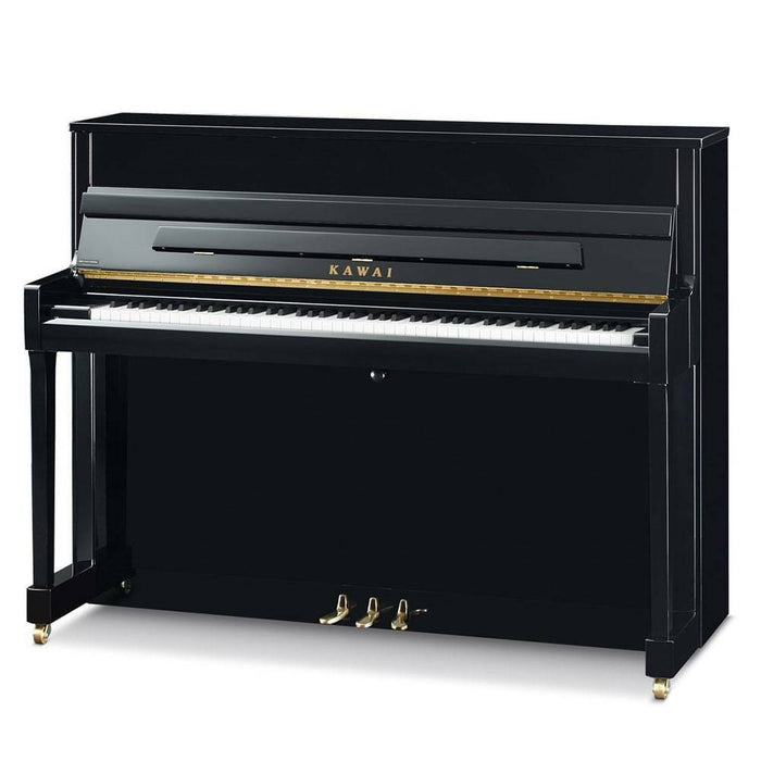 Kawai K-200 Upright Piano | Ebony Polish/Nickel Hardware | 45" | New