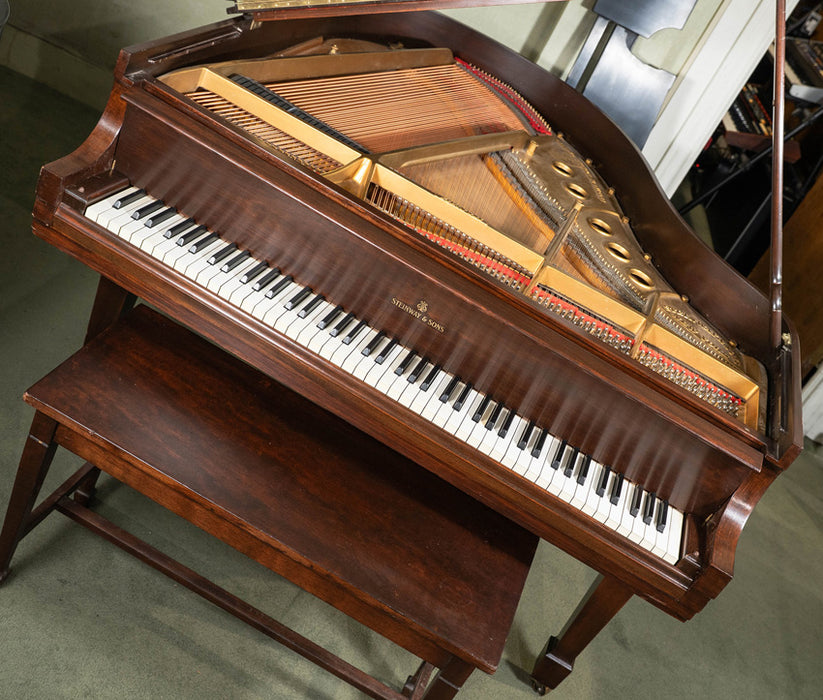 1935 Steinway Model S Grand Piano | Satin Mahogany | Restored