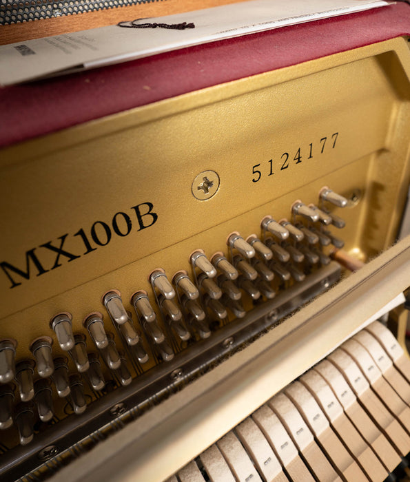 1992 Yamaha MX100B Disklavier Upright Piano | Polished White | Serial No. 5124177 | Used