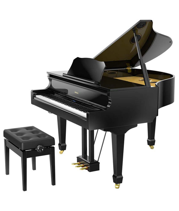 Roland GP609 Digital Grand Piano Kit w/ Bench - Polished Ebony | New