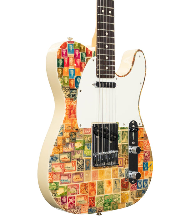 Pre-Owned Fender Custom Shop World Stamp Collection Telecaster Electric Guitar - Stamps Suriname | Used