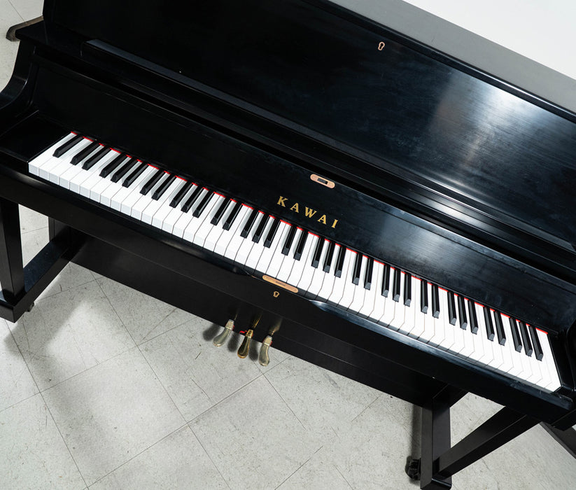 2023 Kawai ST1 Institutional 46" Studio Upright Piano Satin Ebony- UTSA - Serial No. F192997 | Used