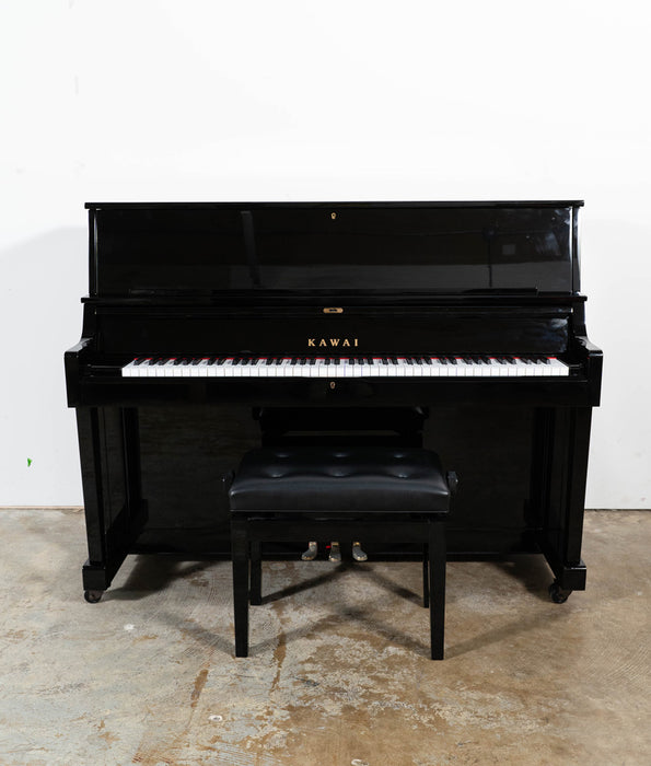Kawai ST-1 Upright Piano (2023) | Polished Ebony | Used