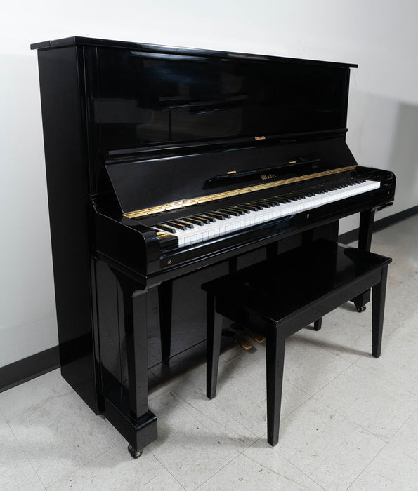 1998 Weber W53 Upright Piano in Polished Ebony | Serial No. 2382717 | Used