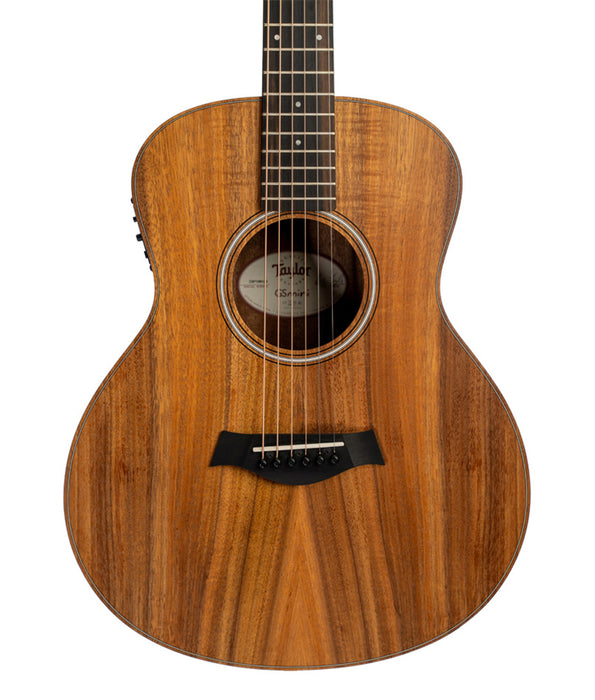 Taylor GSMini-e Koa Acoustic-Electric Guitar Bundle w/ Gig Bag and TaylorSense