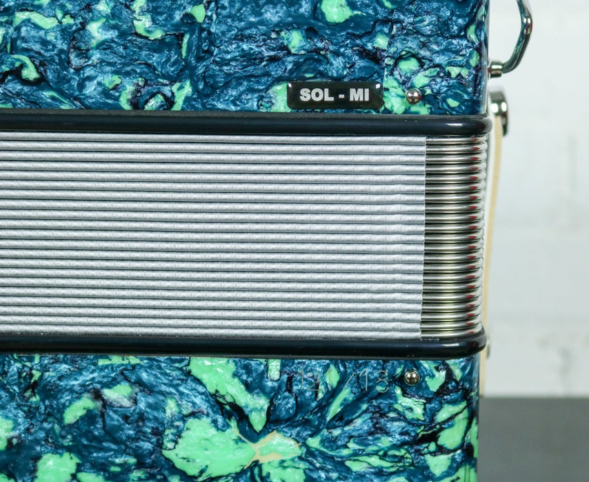 Hohner Anacleto Rey Del Norte TT GCF/EAD Accordion Green