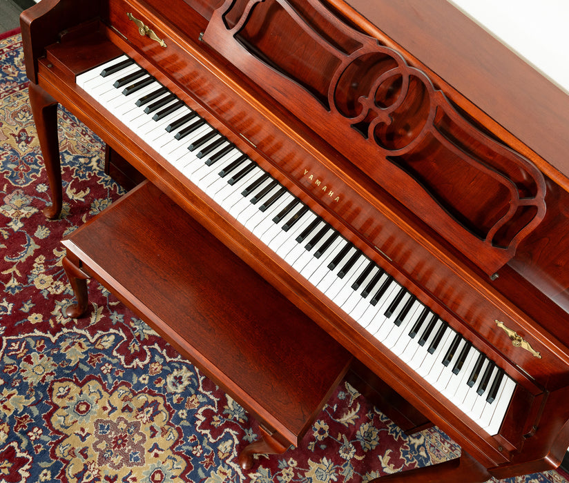 Yamaha MX500 Queen Anne Upright Piano | Polished Mahogany | SN: 256709 | Used