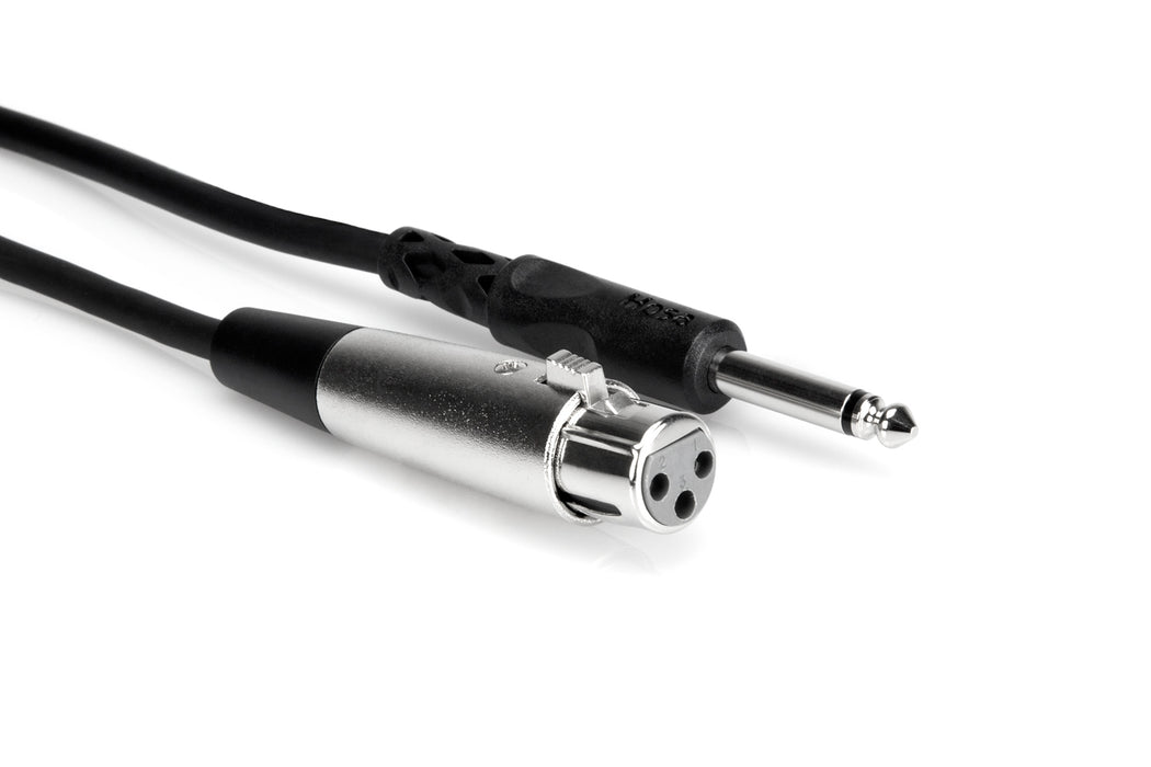 Hosa PXF-105 5' Unbalanced Interconnect XLR3F to 1/4 in TS Cable