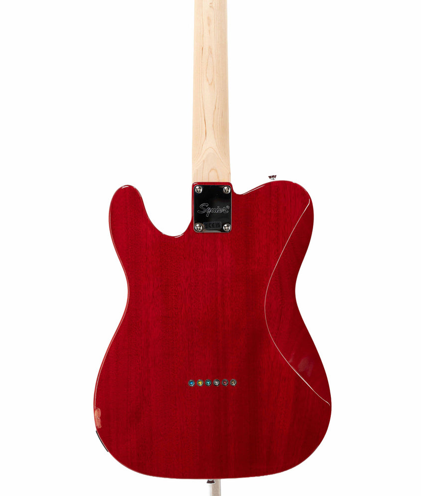 Pre-Owned Squier Affinity Tele FMT SH Electric Guitar – Crimson Red ...