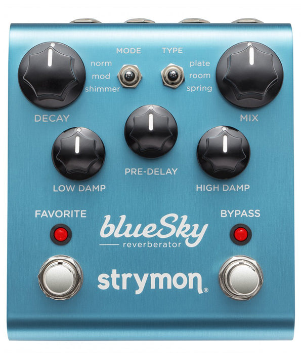 Strymon blueSky Reverberator Pedal Bundle