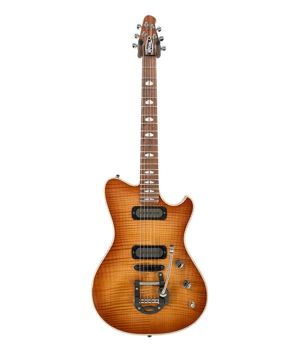 Powers Electric A-Type Select Flamed Maple, FF42 Pickups - Pale Ale | New