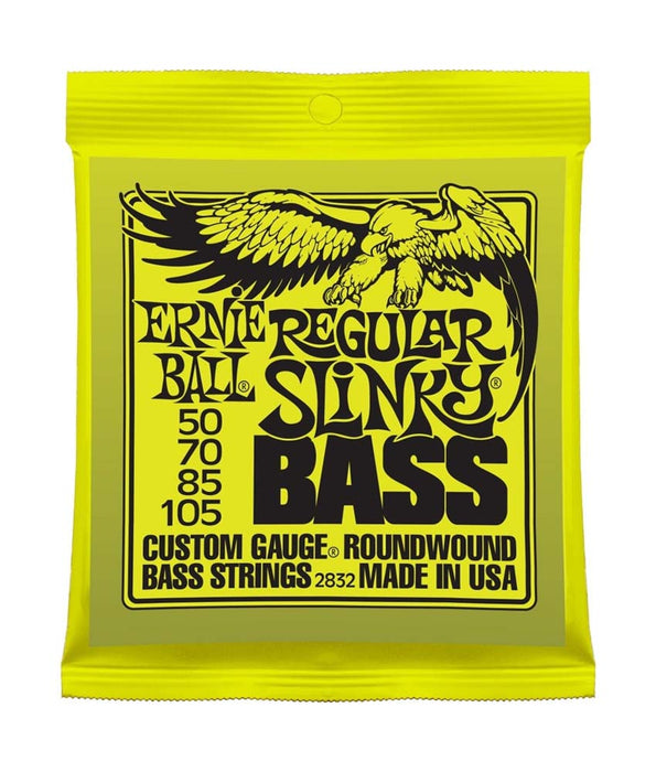 Ernie Ball Regular Slinky Nickel Wound Electric Bass Strings - 50-105 Gauge