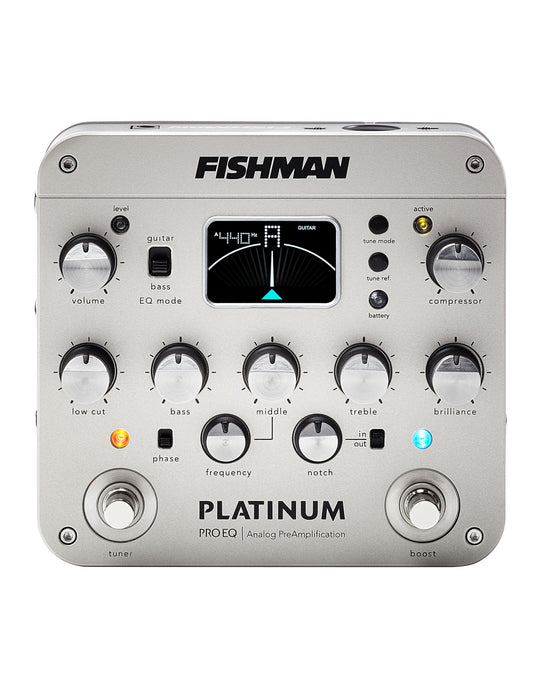 Fishman Platinum Pro EQ Analog Preamp Pedal | New