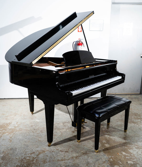 Wurlitzer C-143 Grand Piano | Polished Ebony | 4'8"| Serial No. 62110 | Used