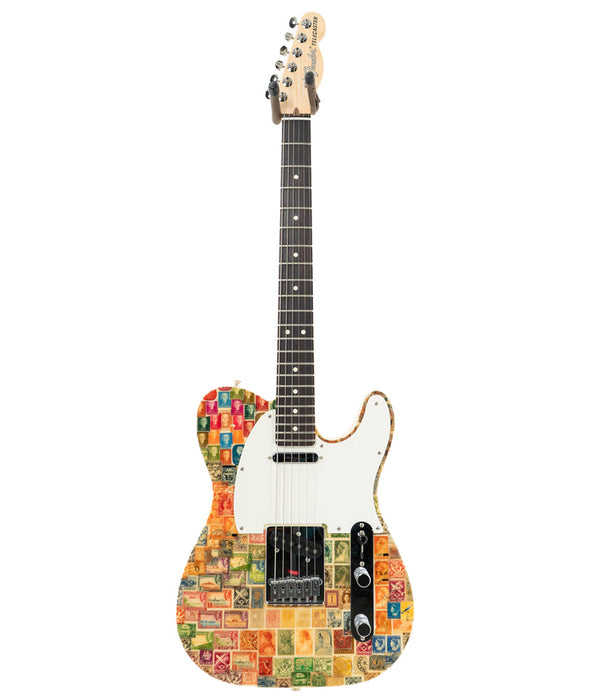 Pre-Owned Fender Custom Shop World Stamp Collection Telecaster Electric Guitar - Stamps Suriname | Used