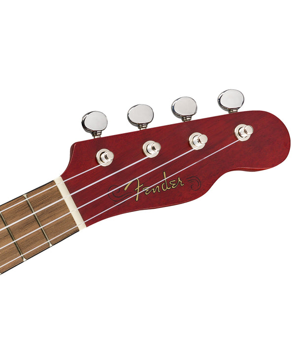 Fender Venice Soprano Uke, Walnut Fingerboard, Cherry 0971610790