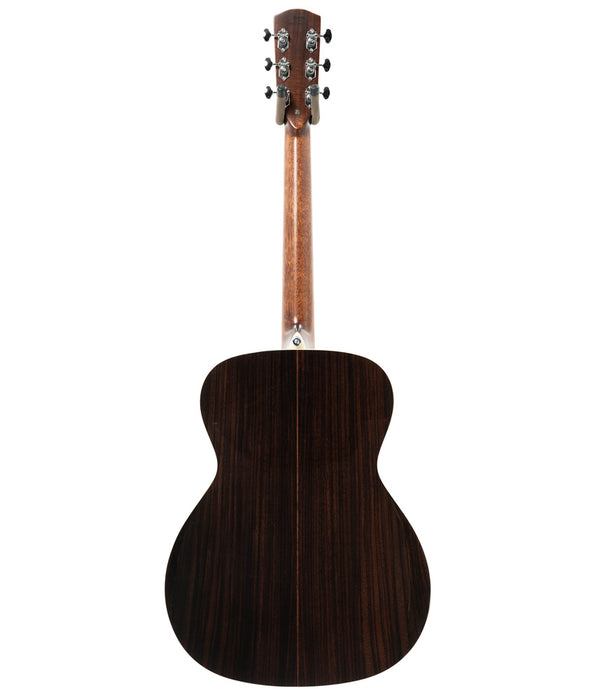 Alvarez LF70EHB Laureate OM Spruce/Rosewood Acoustic-Electric Guitar - Herringbone Blacktop