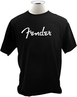 Fender Logo T-Shirt, Black, Small